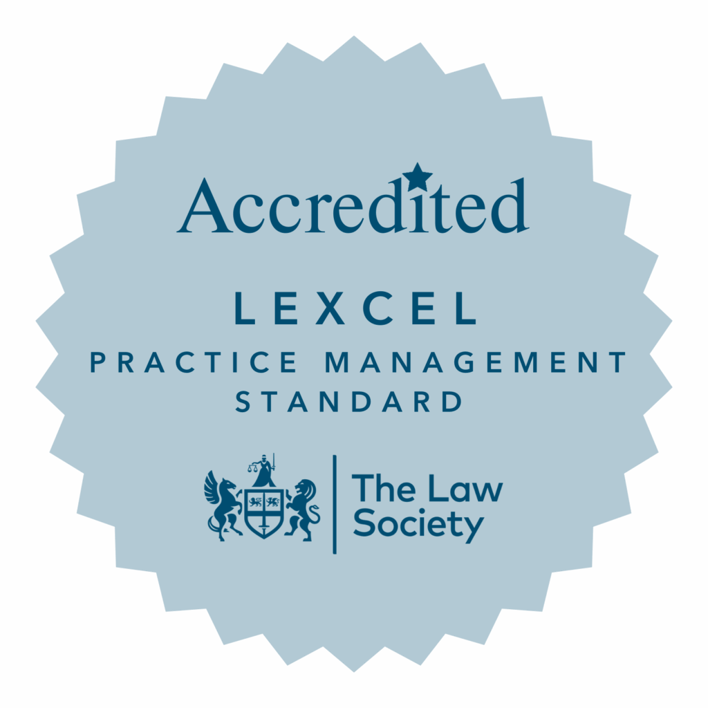 Law Society Accreditation Lexcel logo